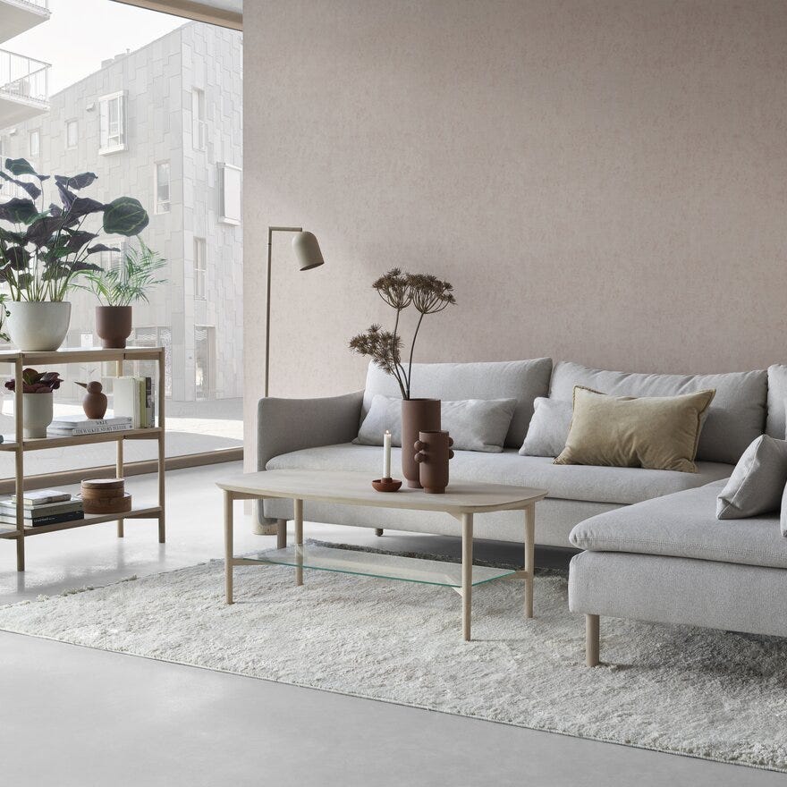 GLORIA Flossteppe 200x290 cm i Beige/natur