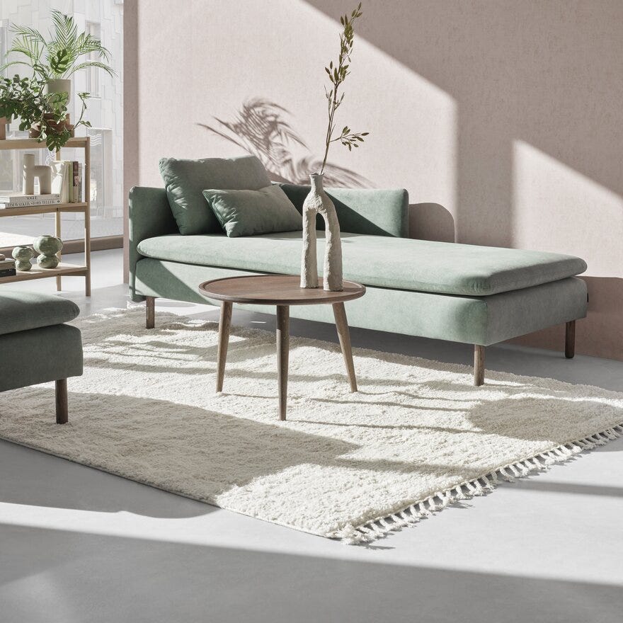 GLORIA Flossteppe 200x290 cm i Beige/natur