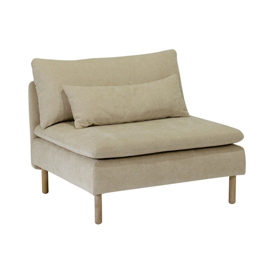 Hovden IDYLL Stolmodul uten armlene i Beige/natur