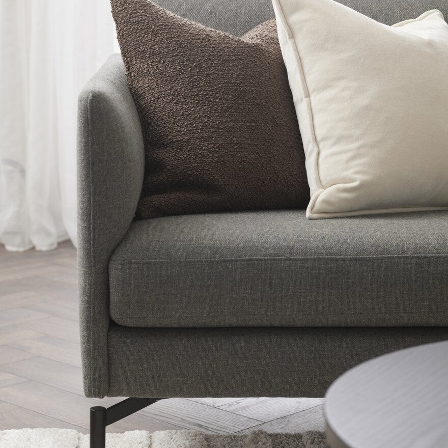 Sindig GRACE Pynteputetrekk 50x50 cm i Beige/natur