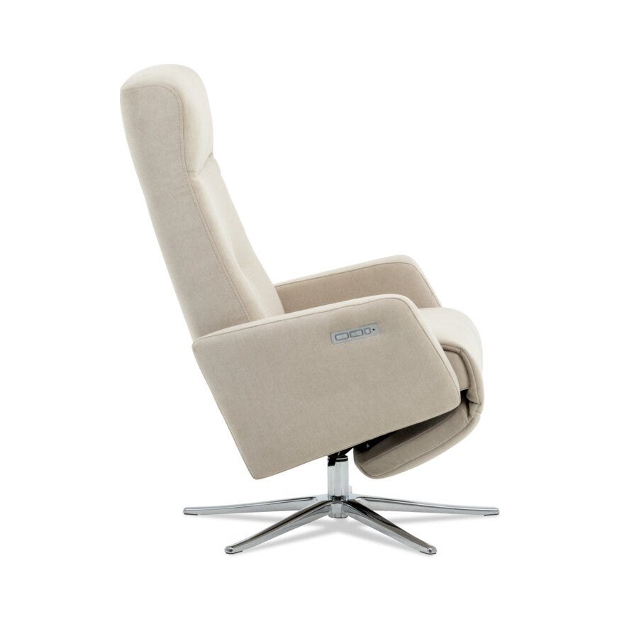 Select ASTRA Hvilestol med fothviler med motor i Beige/natur