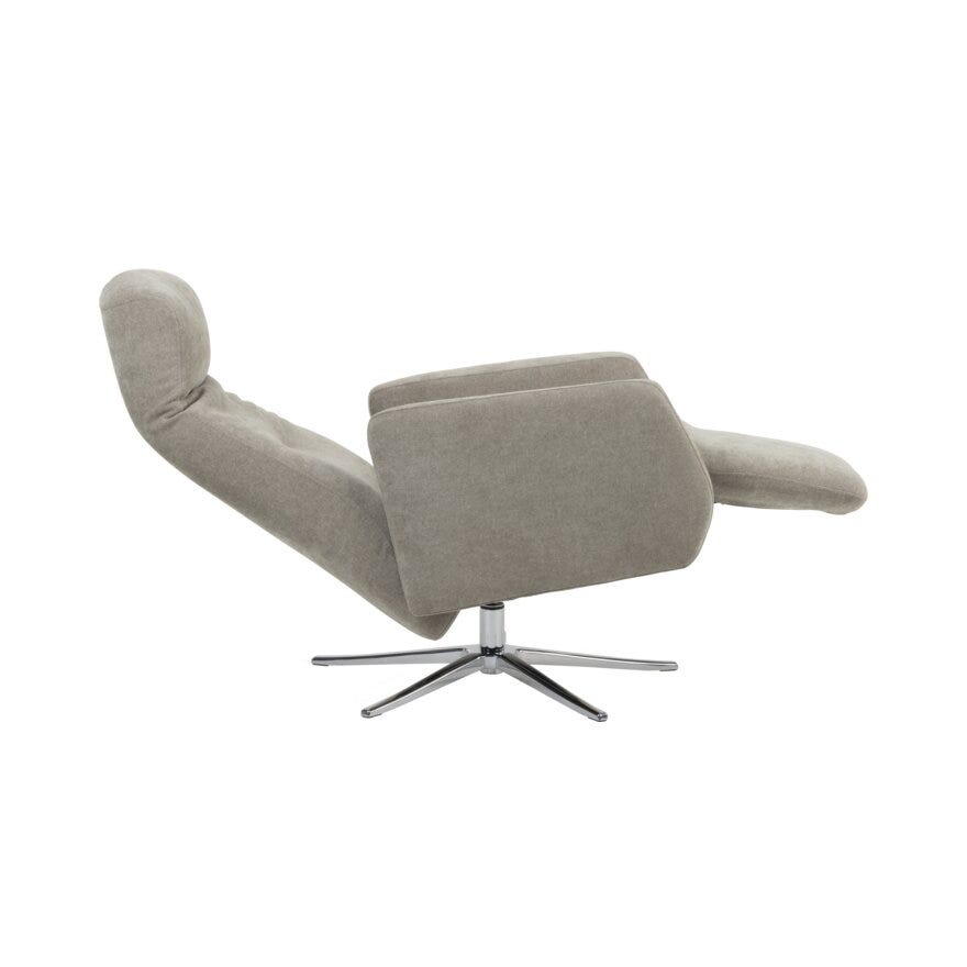 IMG ASTRA Hvilestol med fothviler i Beige/natur