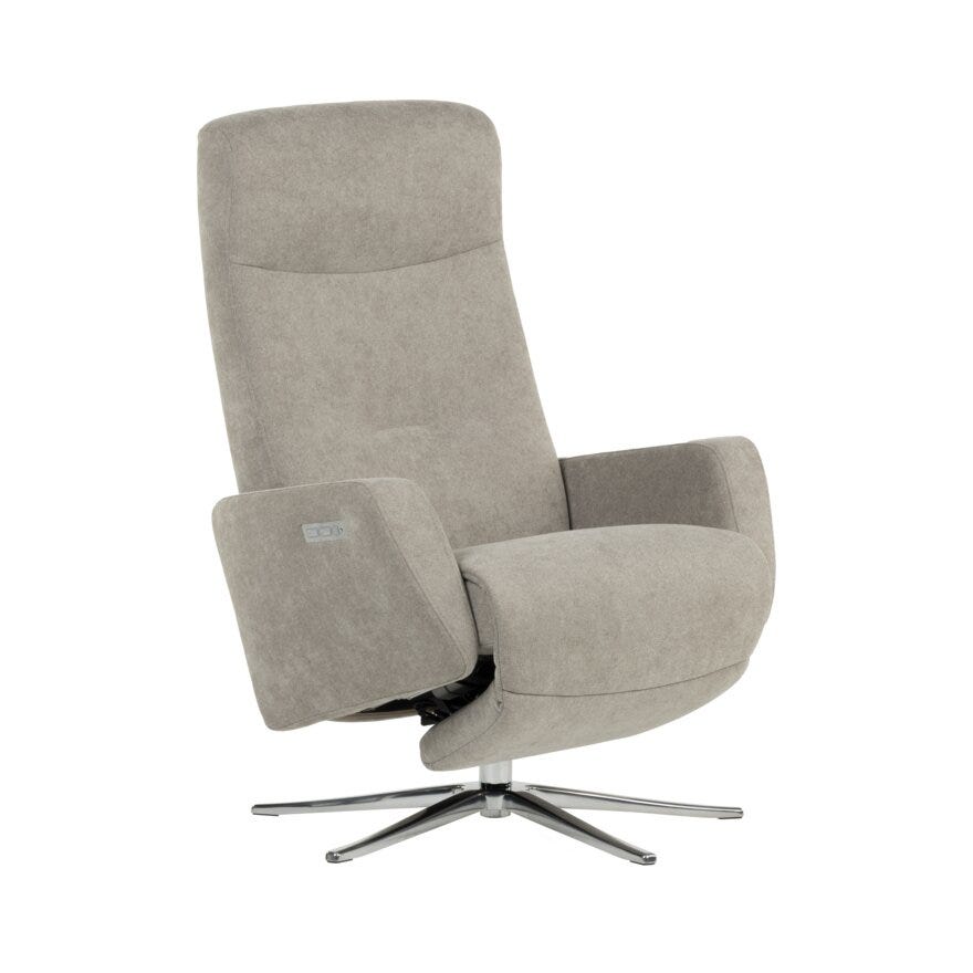 IMG ASTRA Hvilestol med fothviler i Beige/natur