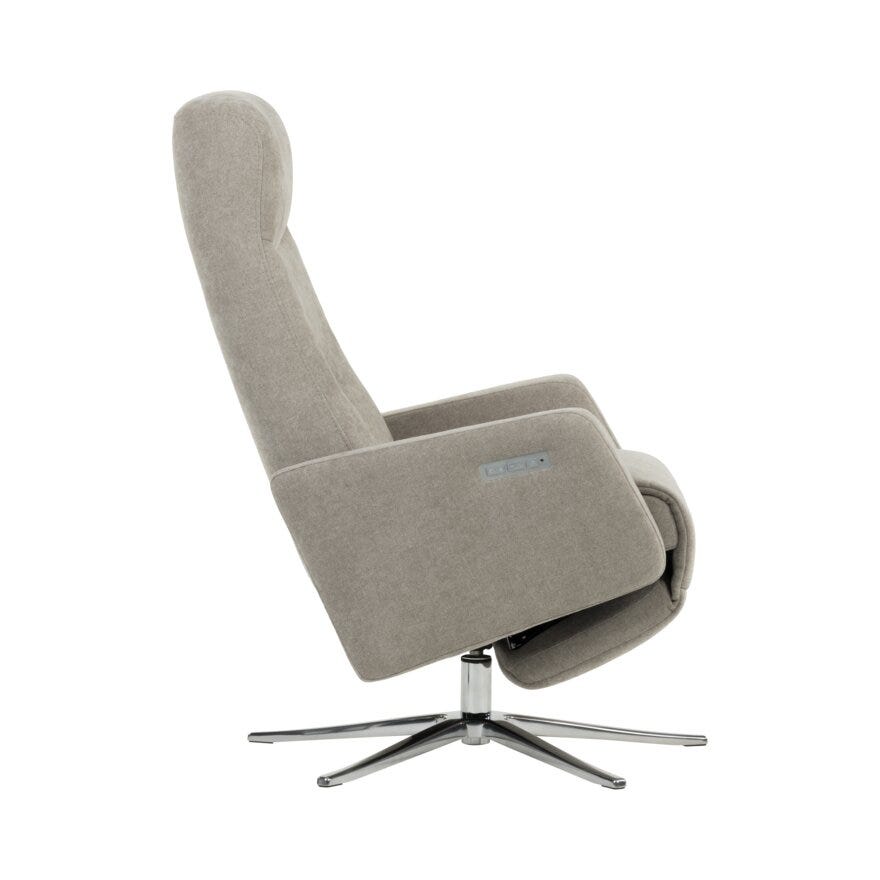 IMG ASTRA Hvilestol med fothviler i Beige/natur