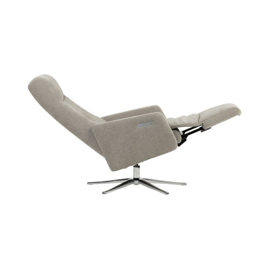 IMG ASTRA Hvilestol med fothviler i Beige/natur