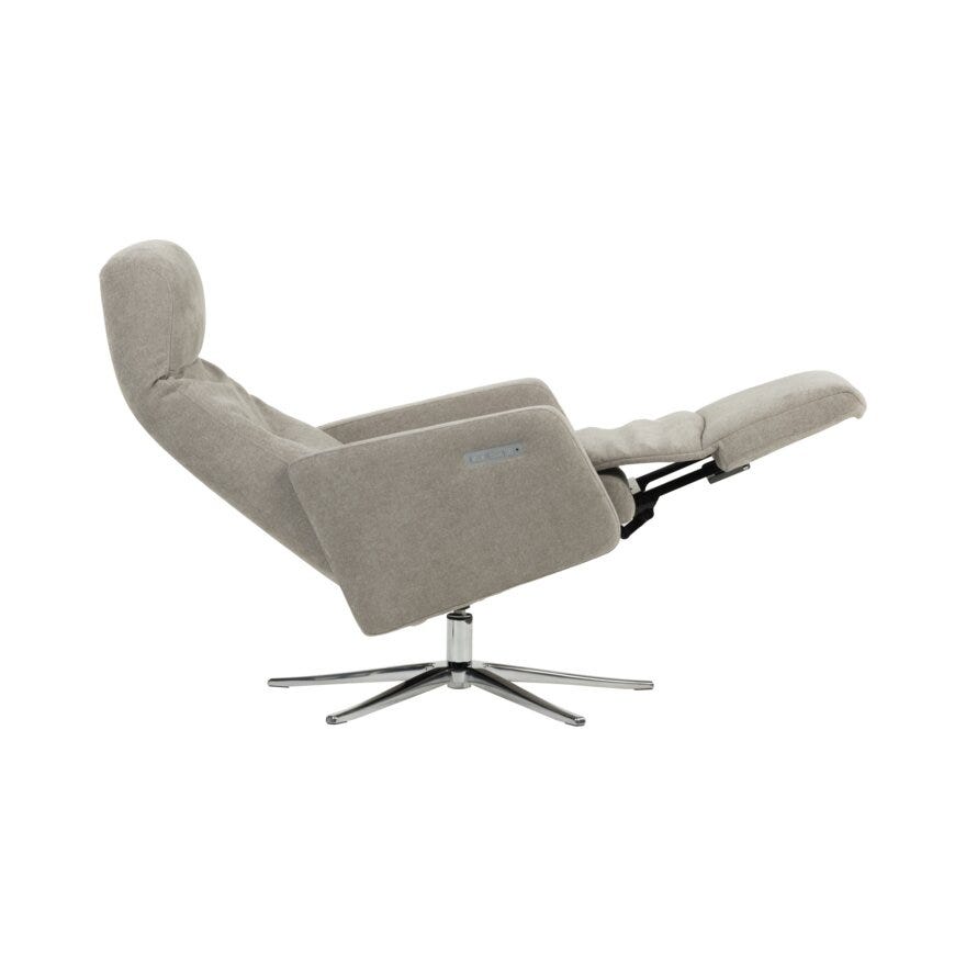 IMG ASTRA Hvilestol med fothviler i Beige/natur