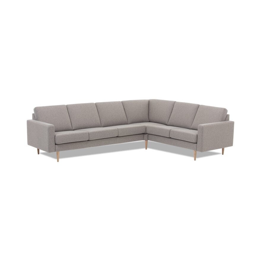 Select MELBY Hjørnesofa i Beige/natur