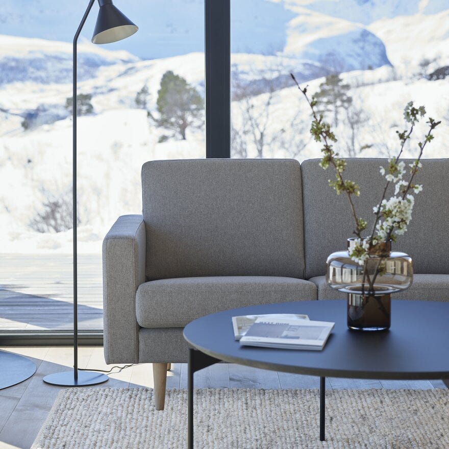 Select MELBY Hjørnesofa i Beige/natur