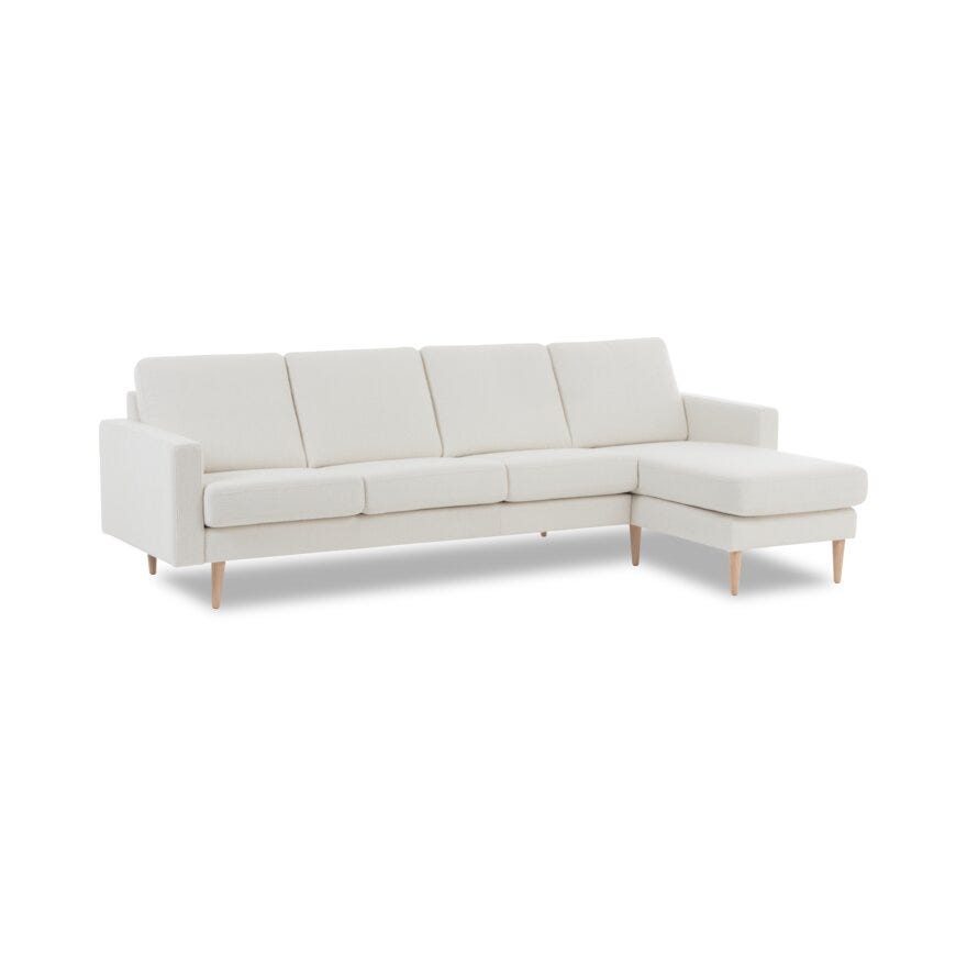 Select MELBY 3 seter med sjeselong i Beige/natur