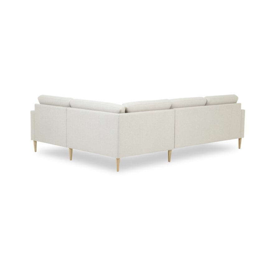 MELBY Hjørnesofa i Beige/natur