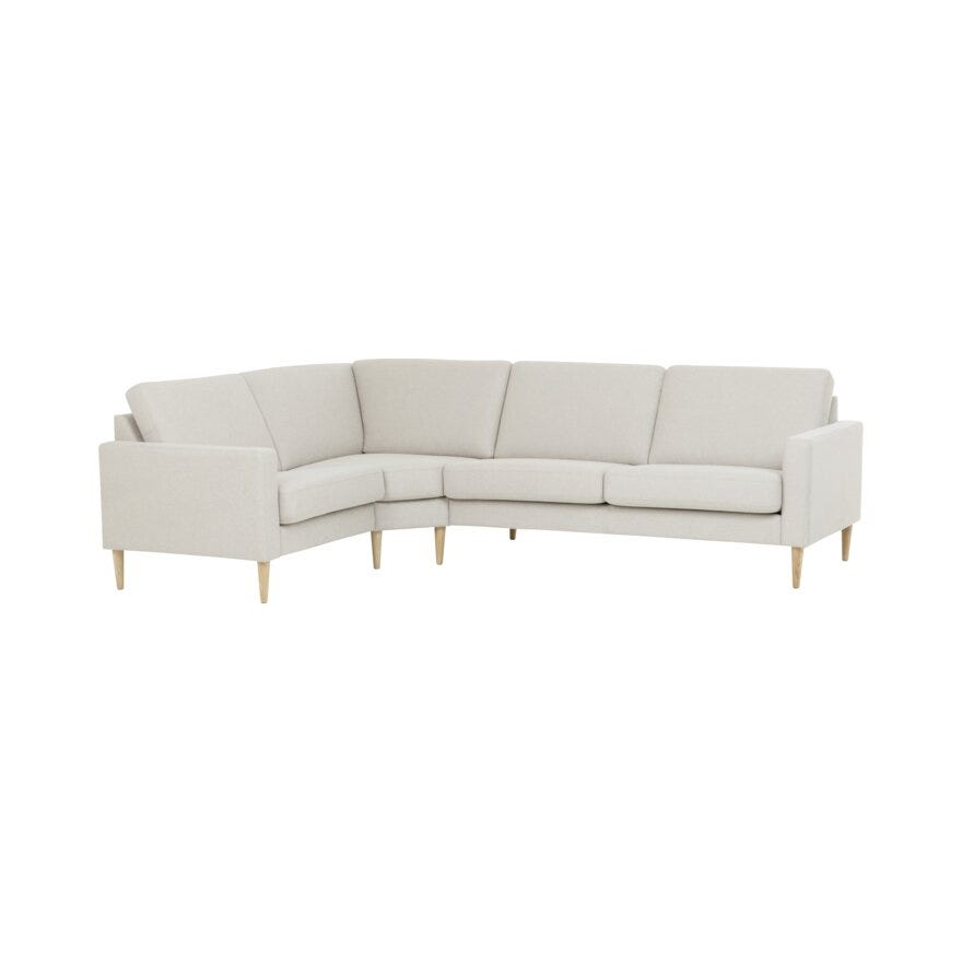 MELBY Hjørnesofa i Beige/natur