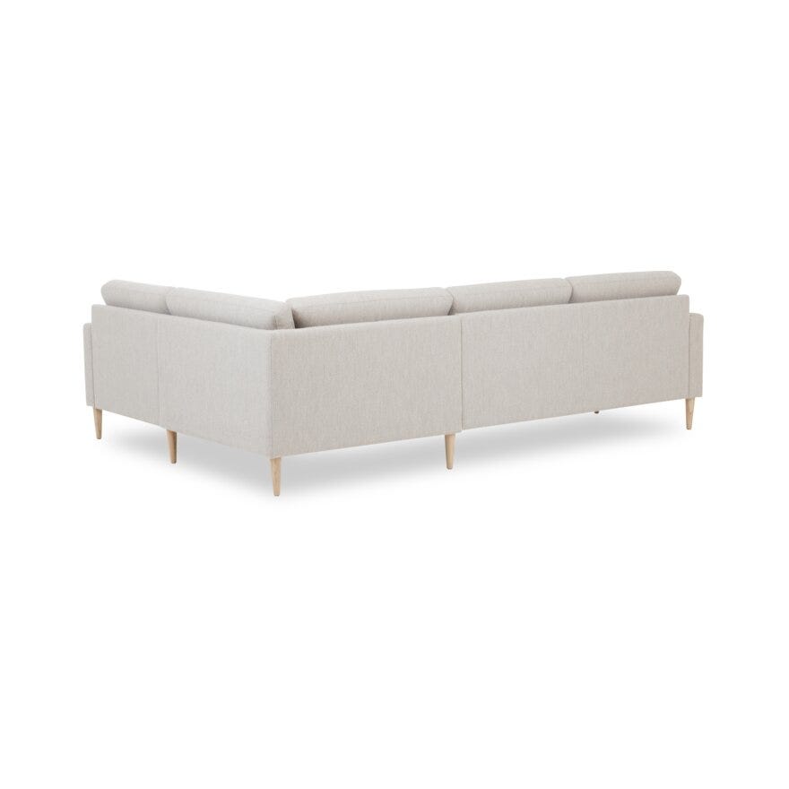 MELBY Hjørnesofa i Beige/natur