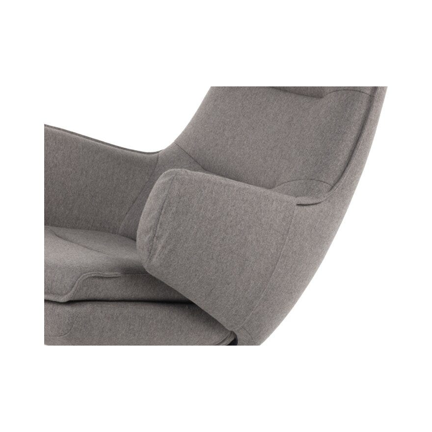 IMG NOVA Hvilestol med fotskammel i Beige/natur