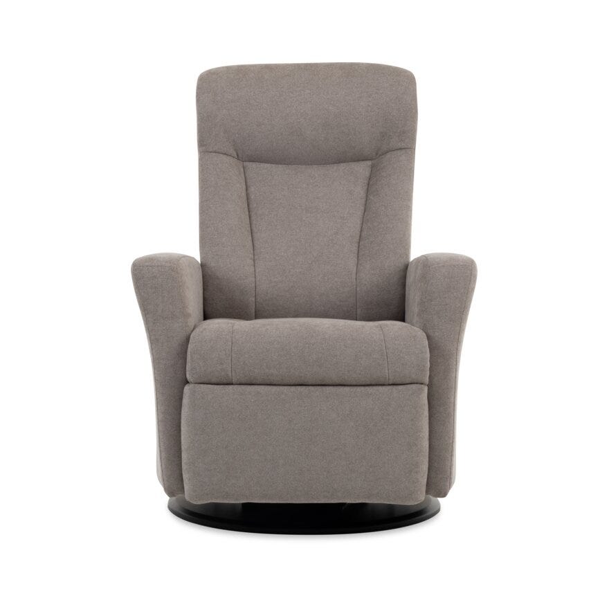 PRINCE Recliner med motor i Beige/natur