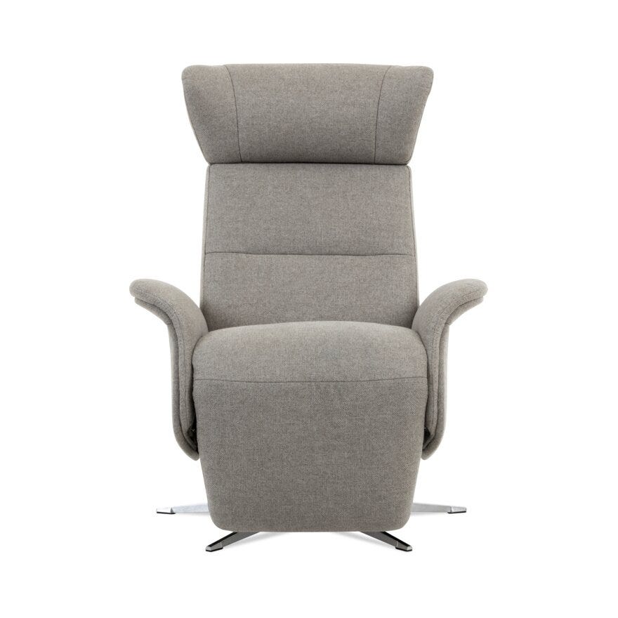 IMG TAYCAN Hvilestol med fothviler i Beige/natur