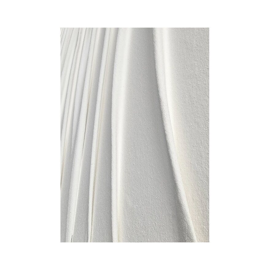 FLOW Strukturbilde 80x120 cm i Hvit