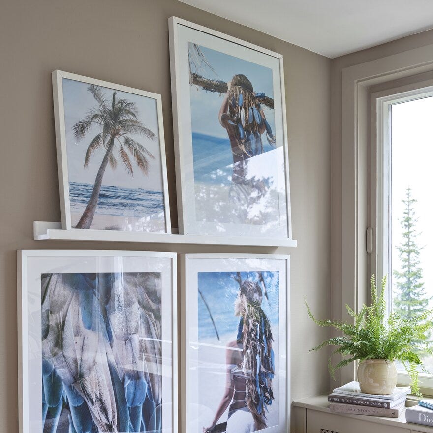 PALMTREE Poster 40x50 cm i Blå