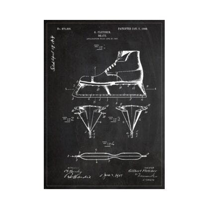 PATENT DRAWING Poster 50x70 cm