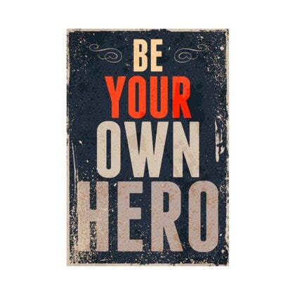 Your Own Hero kort 15x21