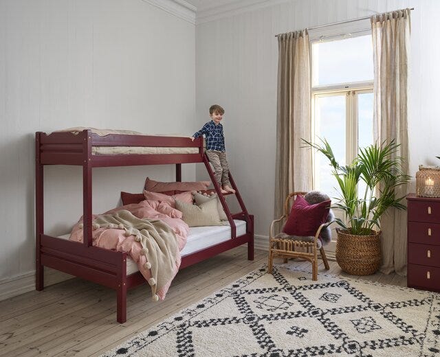 GJENDE Familiekøye 120/75x200 cm i Beige/natur
