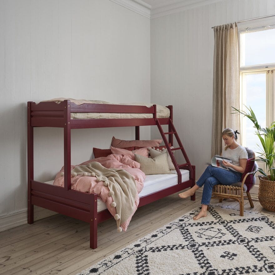 GJENDE Familiekøye 120/75x200 cm i Beige/natur