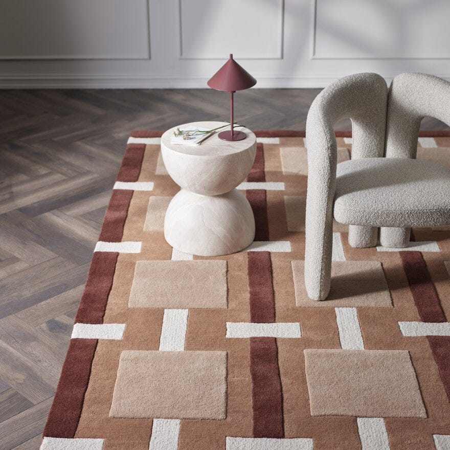 Sindig PAPA Bordlampe H35 cm i Rød