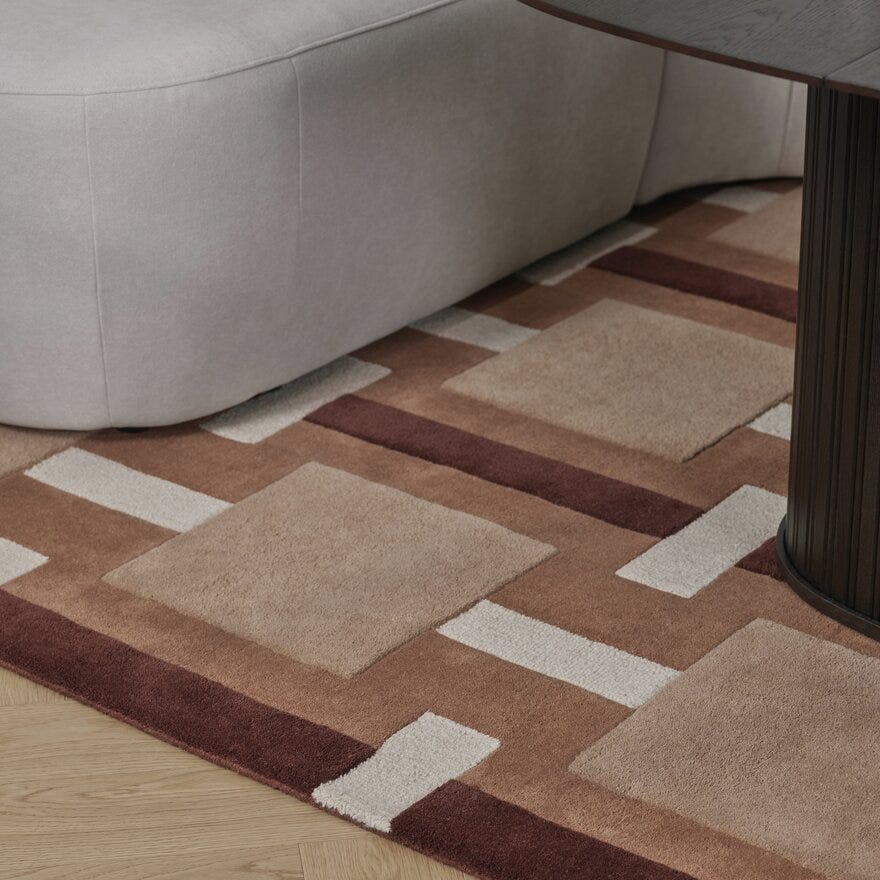 AURA Teppe 200x290 cm i Rosa