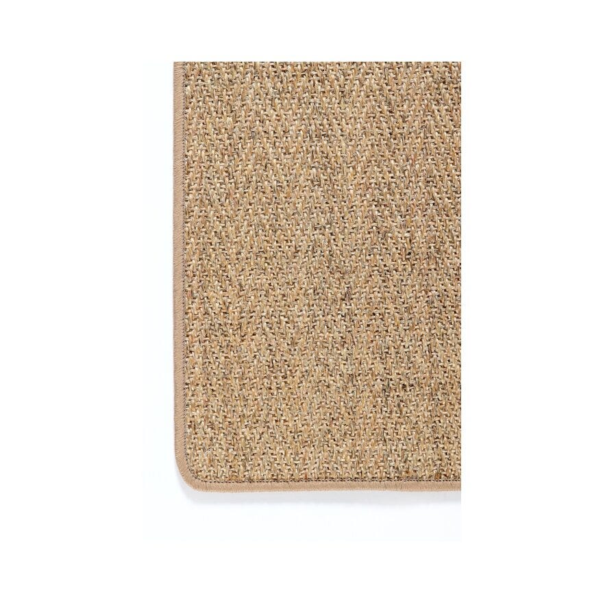 CHEVRON Måltilpasset teppe i Beige/natur