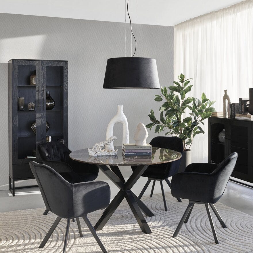 OMEGA Taklampe H26 cm i Svart
