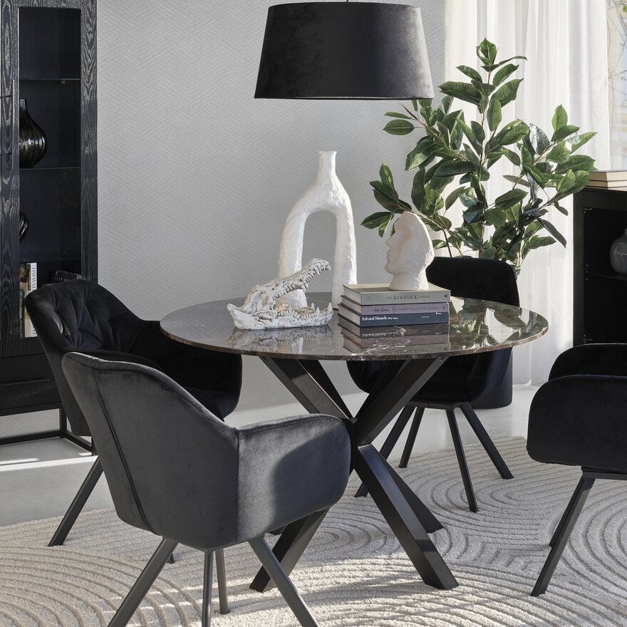 OMEGA Taklampe H26 cm i Svart