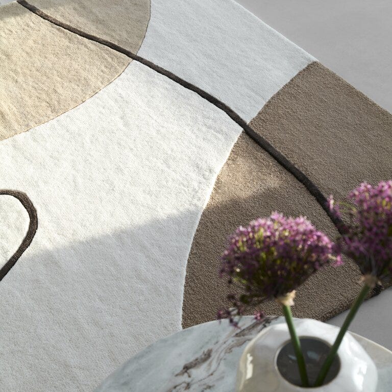 HARDY Teppe 160x230 cm i Beige/natur