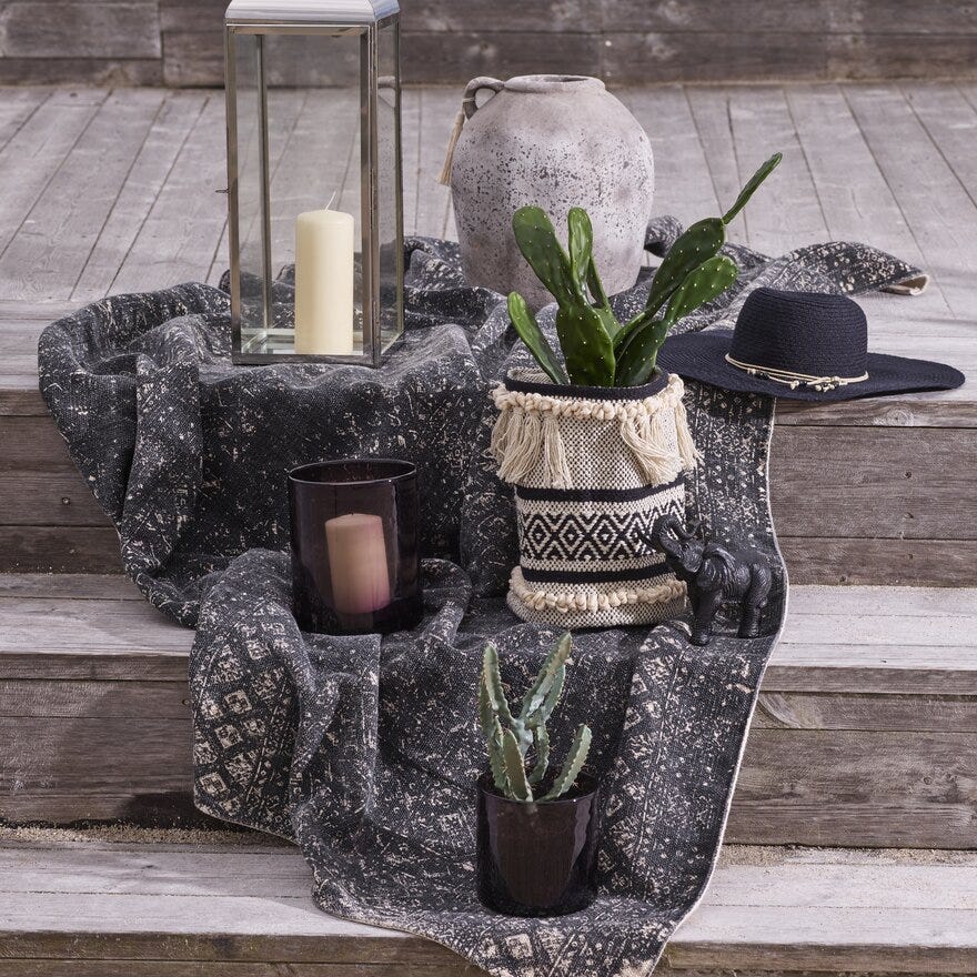 OCEAN Vase H19 cm i Grå