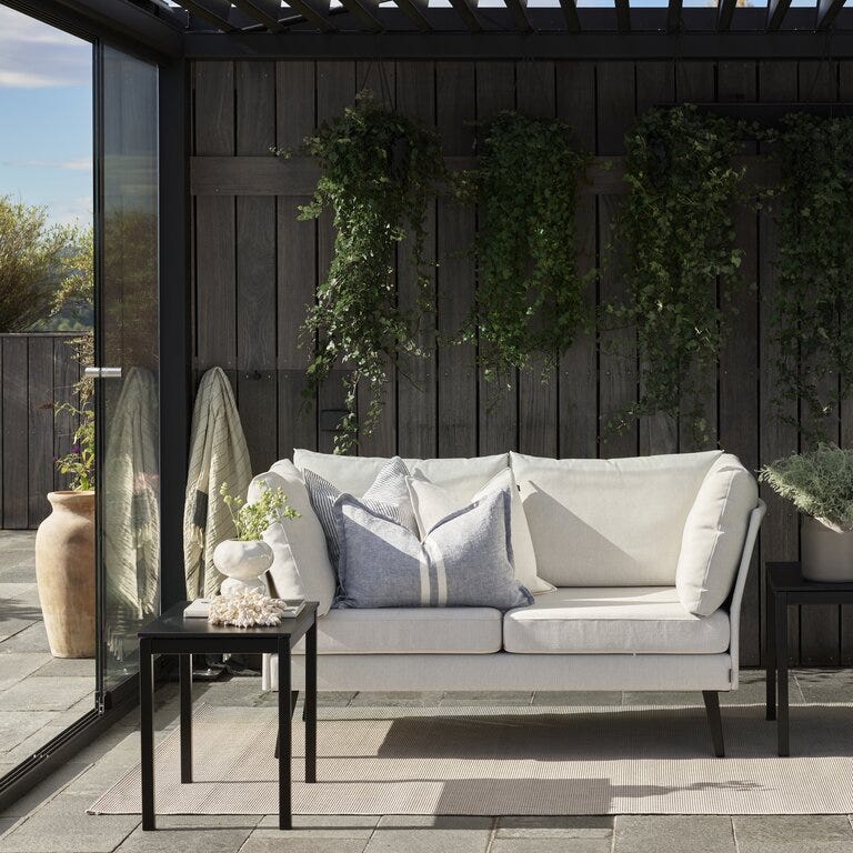 LORCA Uteteppe 160x230 cm i Beige/natur