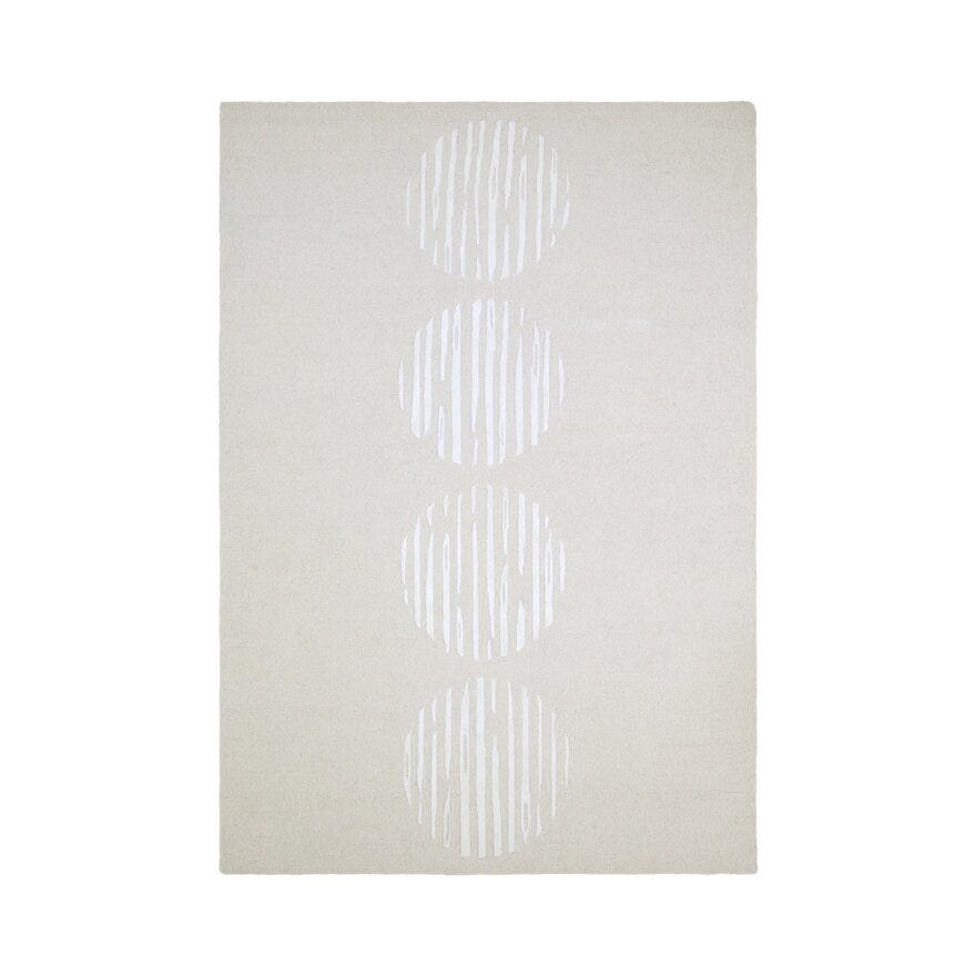 LUNA Teppe 160x230 cm i Hvit