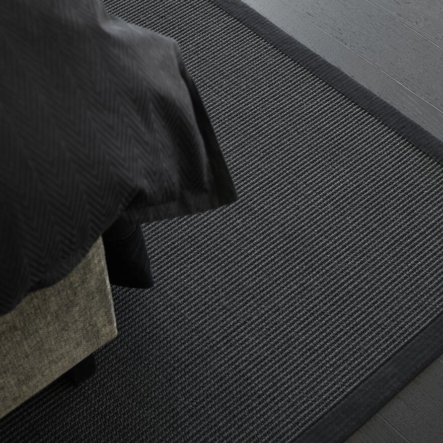 SISAL Teppe 160x240 cm i Svart