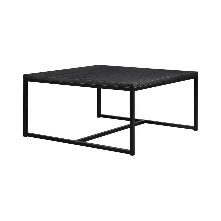 ACERO Sofabord 100x100 cm i Svart