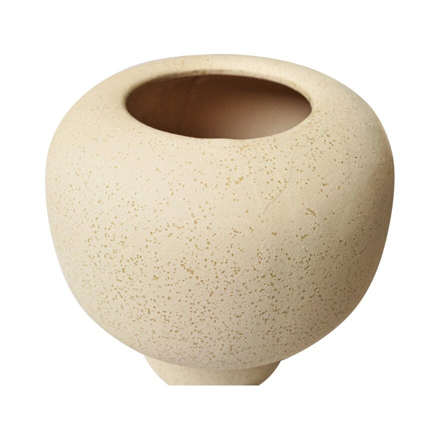 ADA Vase H18.5 cm i Beige/natur