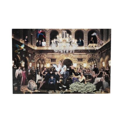 Afterparty glassbilde 120x80