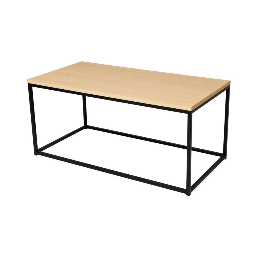 ANDORA Sofabordsett 100x100 cm i Beige/natur
