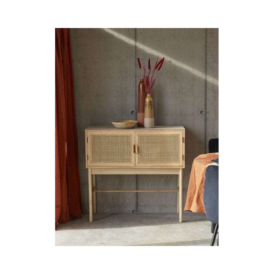 BALI Konsollbord B:100 cm i Beige/natur