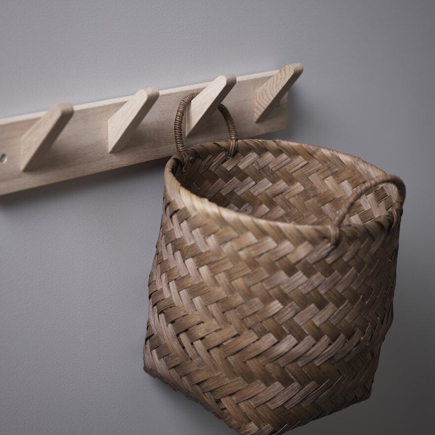 BANDO Kurvsett Ø37 cm i Beige/natur