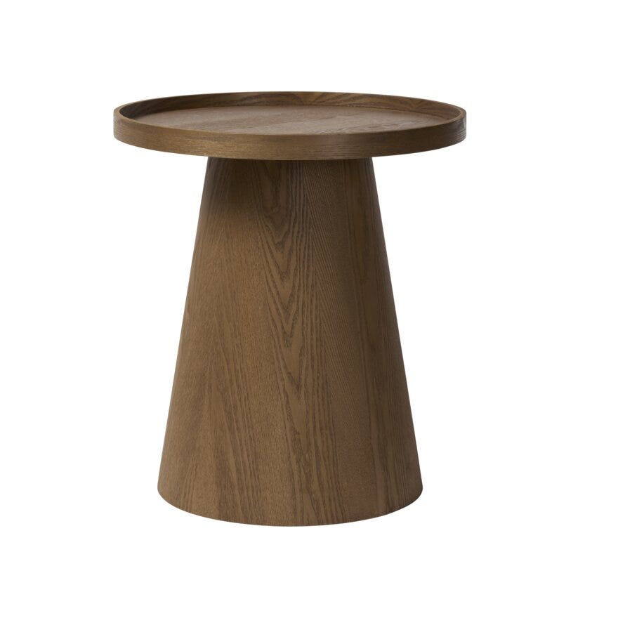 BASOON Sidebord Ø45 cm i Brun