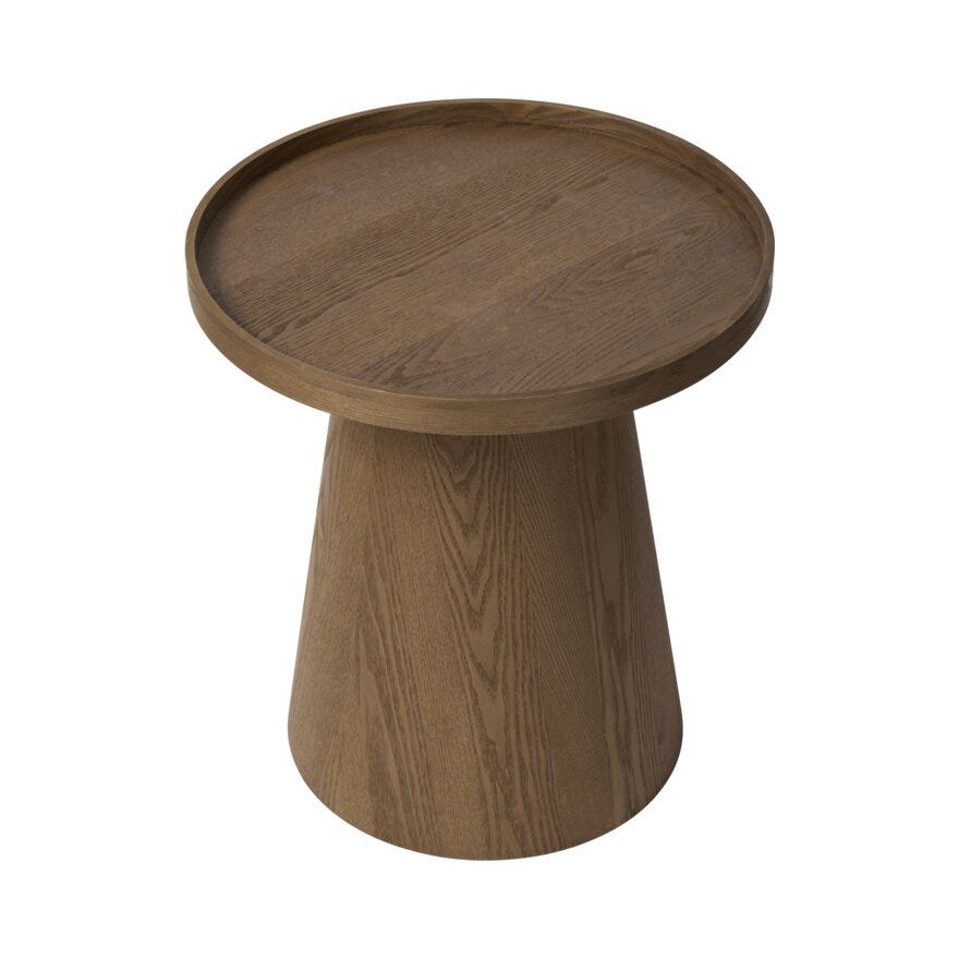 BASOON Sidebord Ø45 cm i Brun