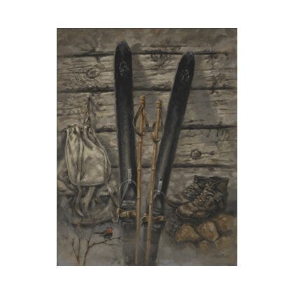 Birken canvas bilde 70x90