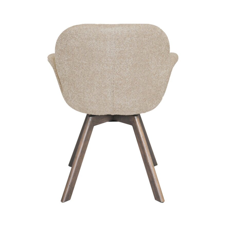 BJERKE Spisestol i Beige/natur