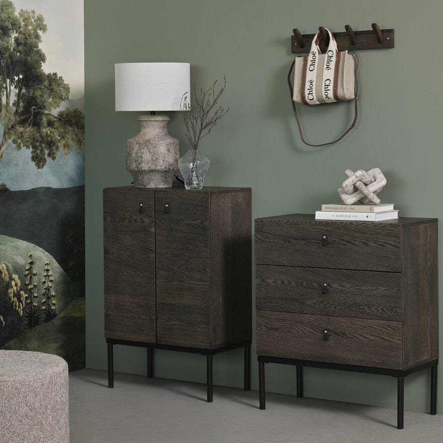 BROWN Kommode 70x85 cm i Brun