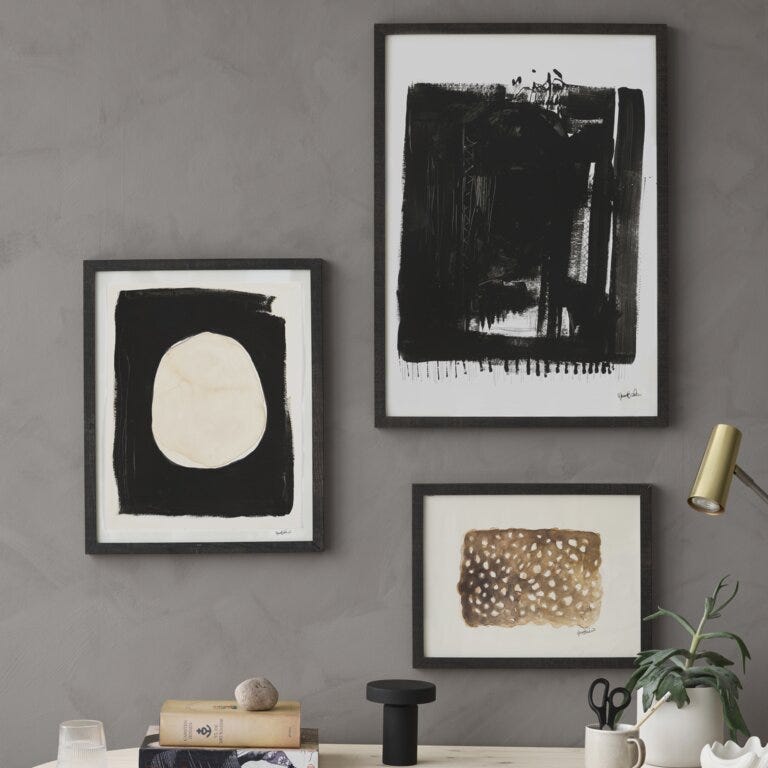 Maren Baxter CLEARING Kunsttrykk 50x70 cm i Svart designet av Maren Baxter