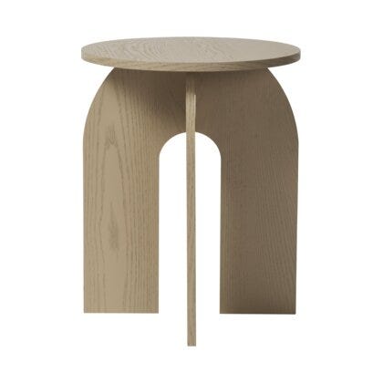 COSTA Sidebord Ø40 cm i Beige/natur
