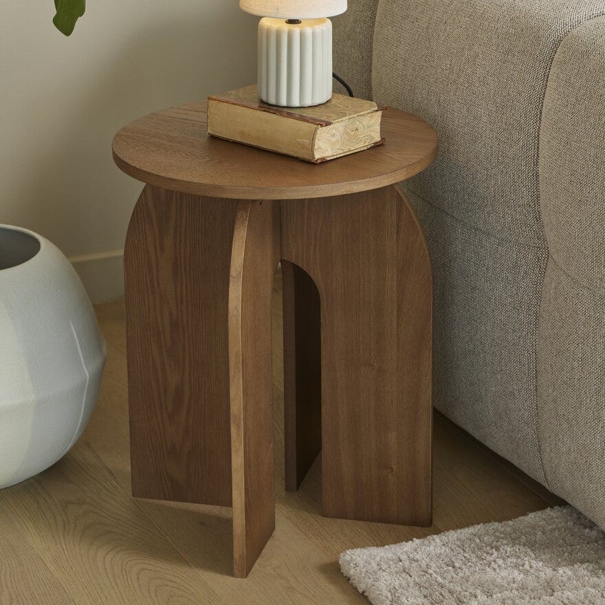 COSTA Sidebord Ø40 cm i Brun