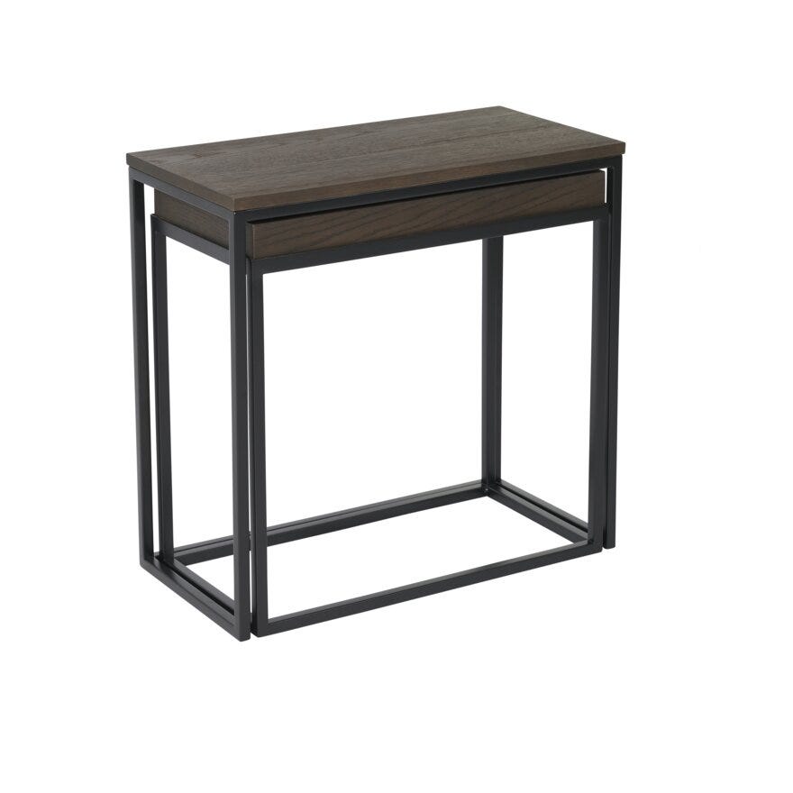 DUETT Sidebord sett 30x60 cm i Brun